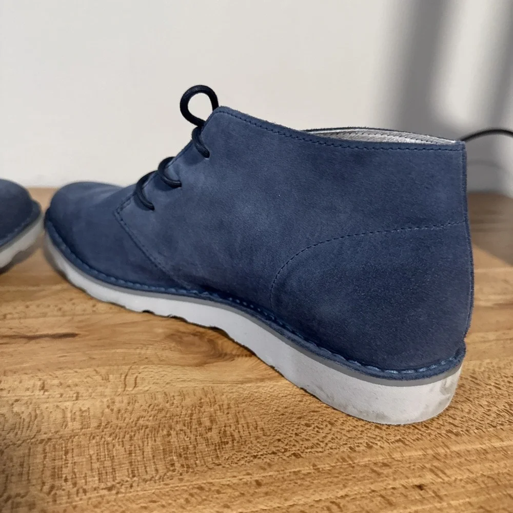 Blackstone Blue Suede Desert Boots Chukka Size 44 Men's